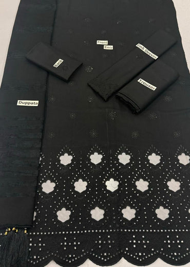 3 Piece Unstitched Dhanak - Design 3