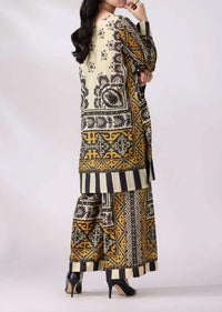 Stitched 2 Piece Printed Shirt & Printed Trouser - Design 04
