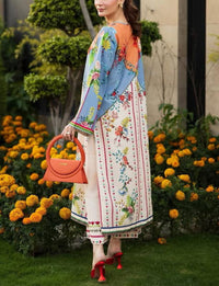 Stitched 2 Piece Printed Shirt & Printed Trouser - Design 05