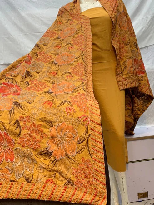 Bareeze Karandi Shawls Heavy Viscous Embroidered